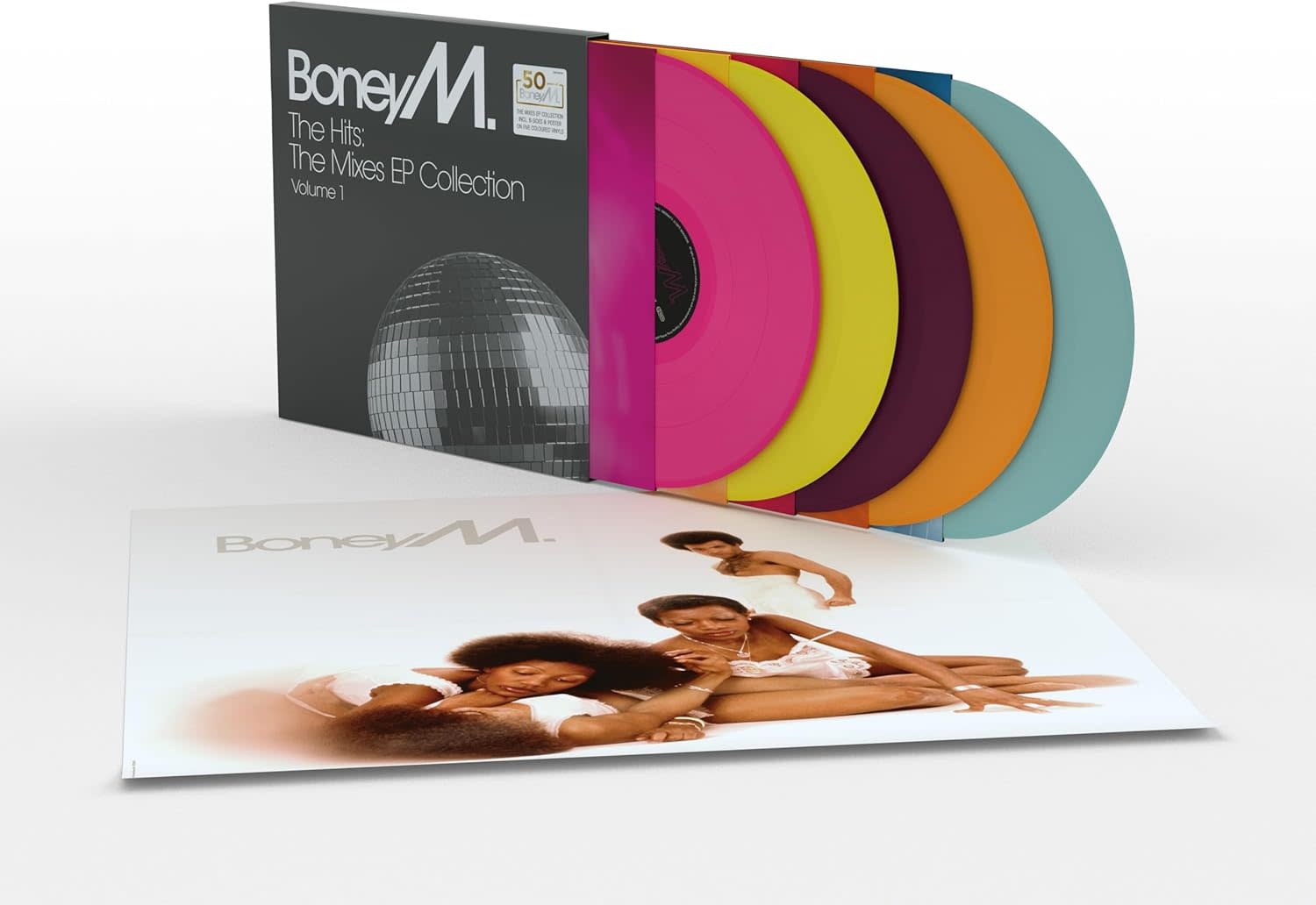 Boney M. – The Hits: The Mixes EP Collection (Volume 1) 5x12" (2025, Sony Music - 50 Years Of Boney  M.)