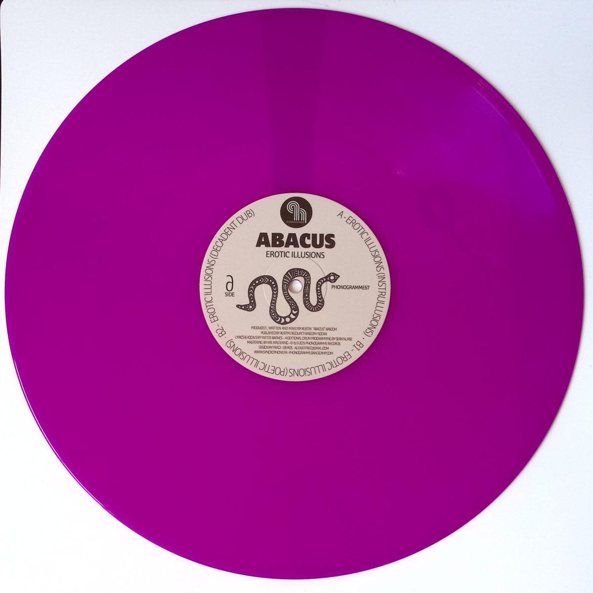 Abacus – Erotic Illusions 12" (2025 Repress, Purple Vinyl, Phonogramme )