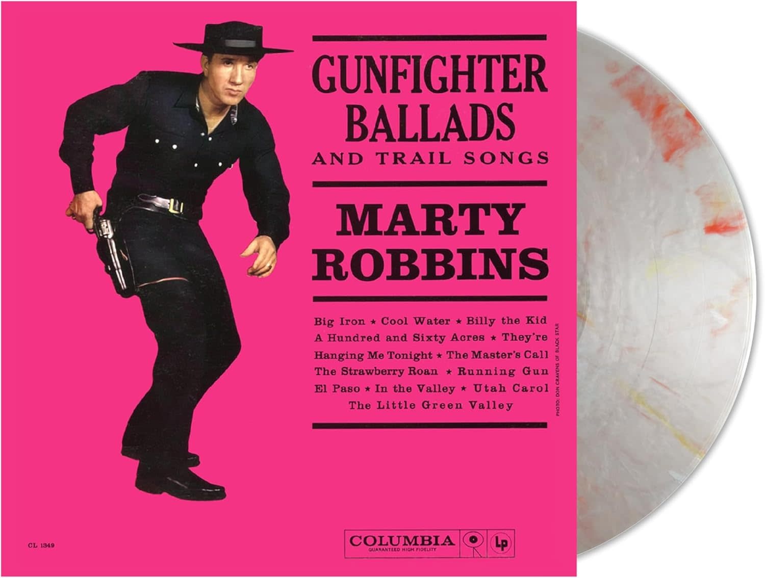 Marty Robbins – Gunfighter Ballads And Trail Songs LP (2024 Reissue, Mono, Silver & Red Vinyl, Real Gone Music)