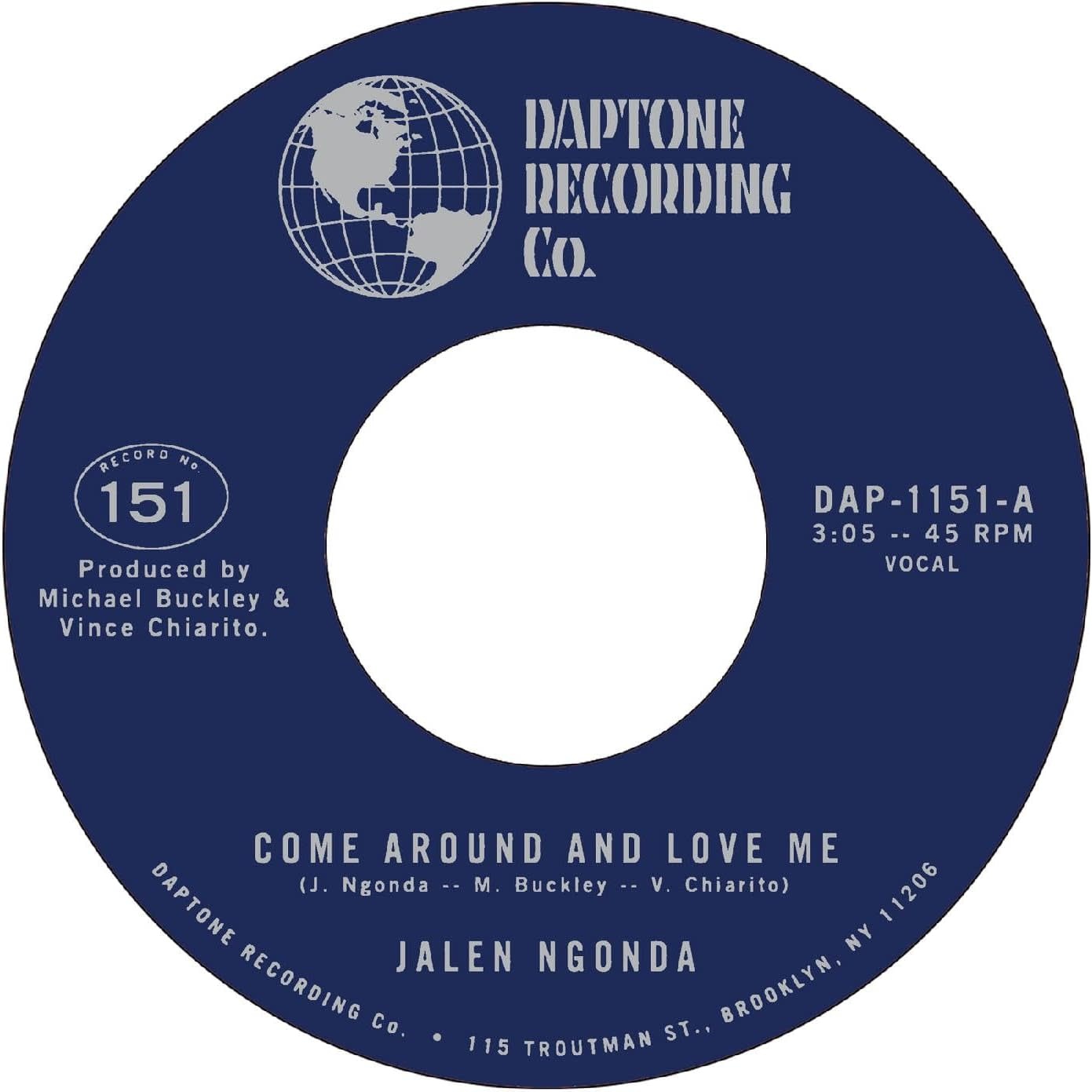 Jalen Ngonda – Come Around And Love Me 7" (2023, Daptone Records)