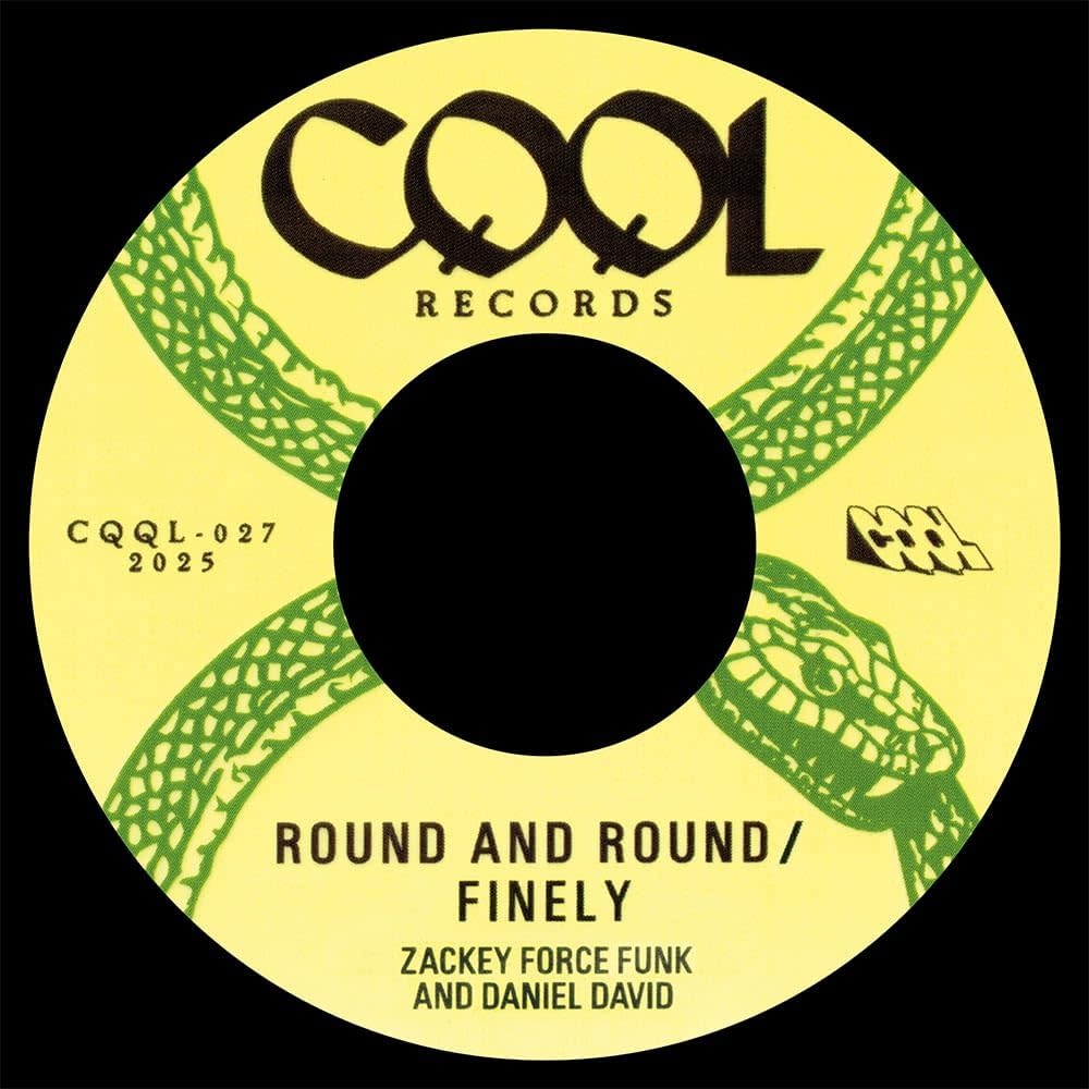 Zackey Force Funk Feat. Daniel David – Round And Round 7" (2025, CQQL Records)
