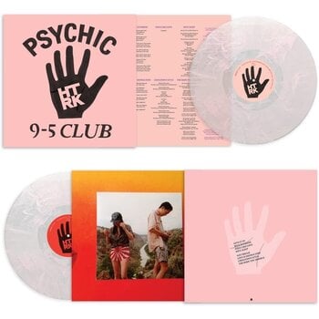 HTRK – Psychic 9-5 Club LP (2025, Clear Pink Marble Vinyl, Ghostly International)