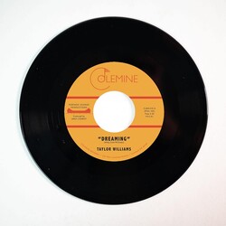 Taylor Williams – Dreaming 7" (2025, Colemine Blue Vinyl, Colemine Records)