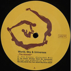 World, Sky & Universes – The Answer 12" (2024 Repress, Only One Music)