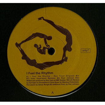 Ron Trent - I Feel The Rhythm 12" (2016 Reissue, Only One Music)