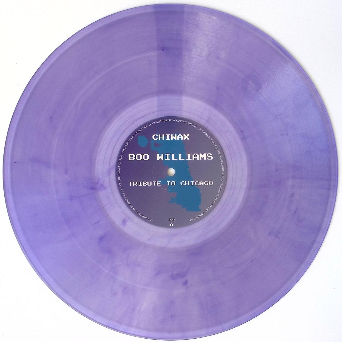 Boo Williams - Tribute To Chicago (2025 Reissue, Purple Vinyl, Chiwax)