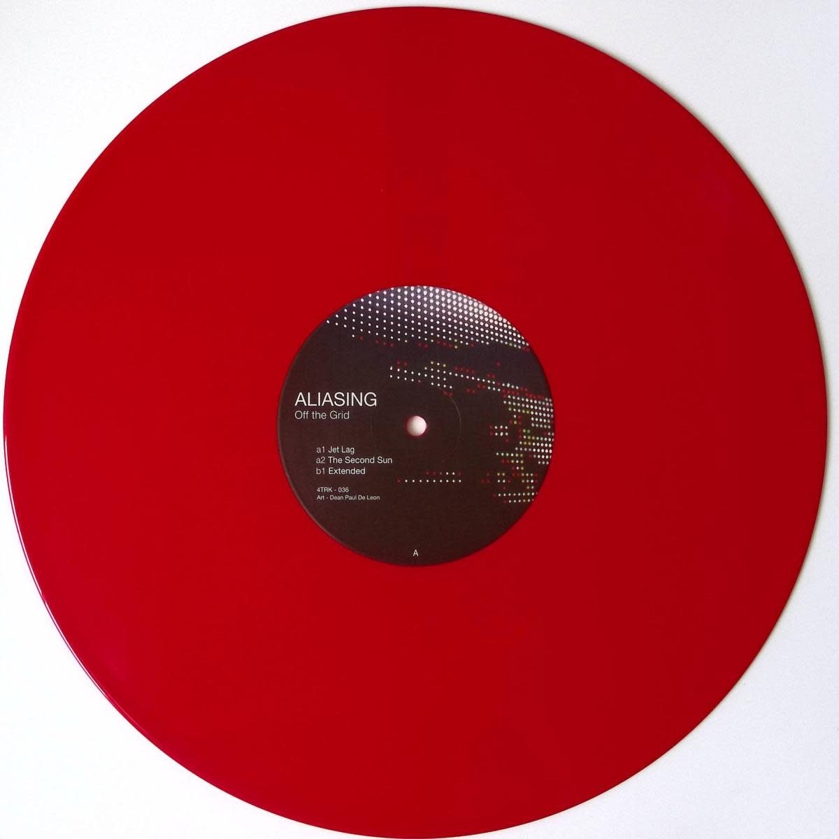 Aliasing - Off The Grid 12" (2025, Red Vinyl, 4 Track Records)