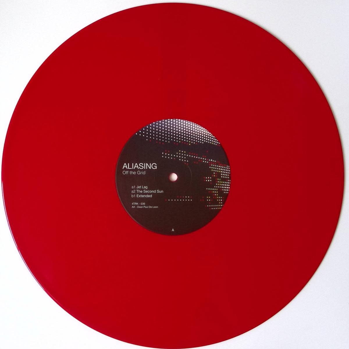 Aliasing - Off The Grid 12" (2025, Red Vinyl, 4 Track Records)