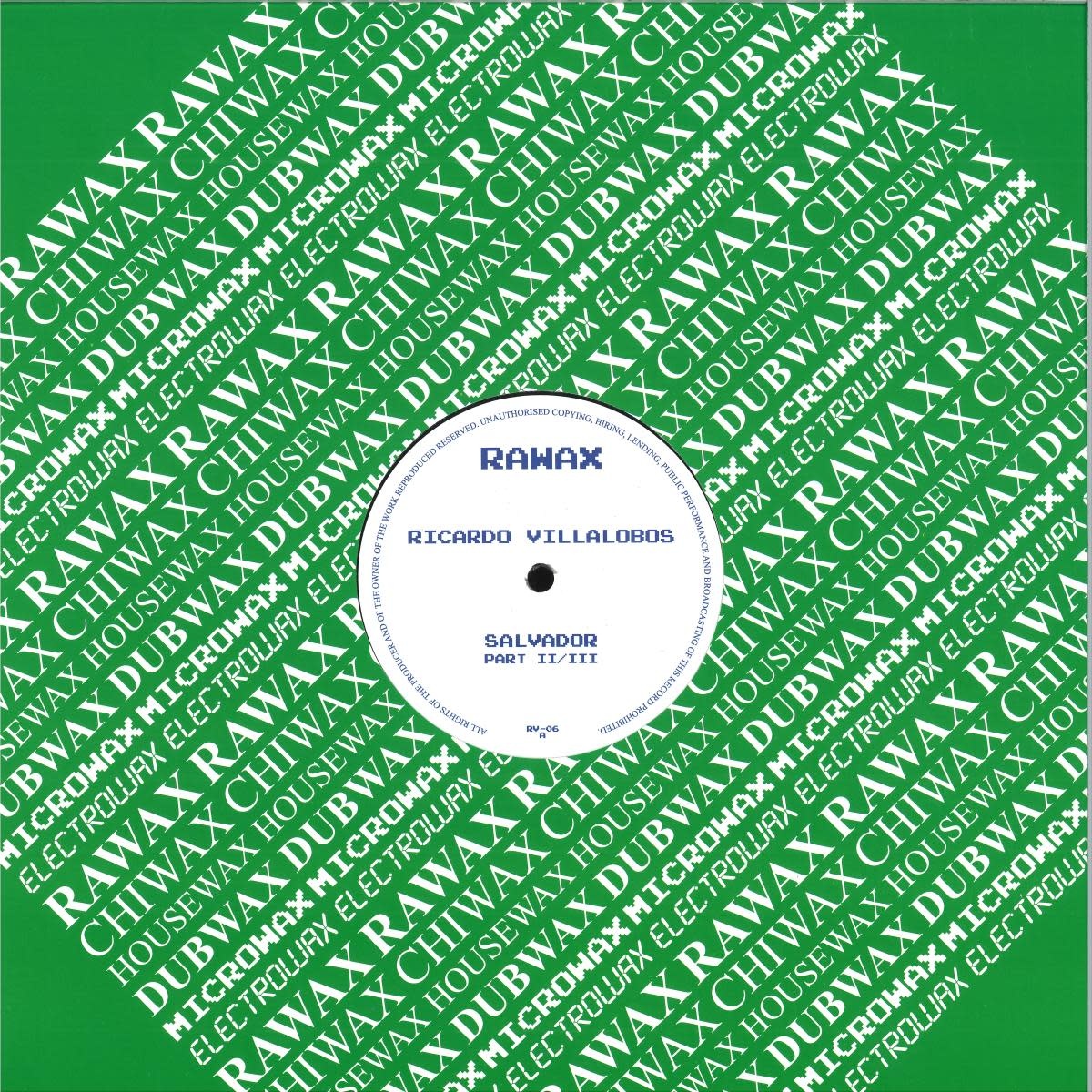 Ricardo Villalobos - Salvador Part II/III 12" (2025 Reissue, Rawax)