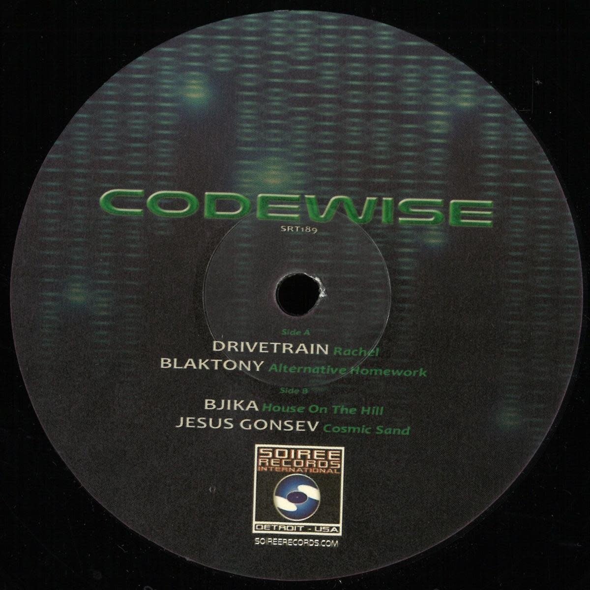 Drivetrain & Bjika & Jesus Gonsev & Blak Tony - Codewise 12" (2025, Soiree Records)