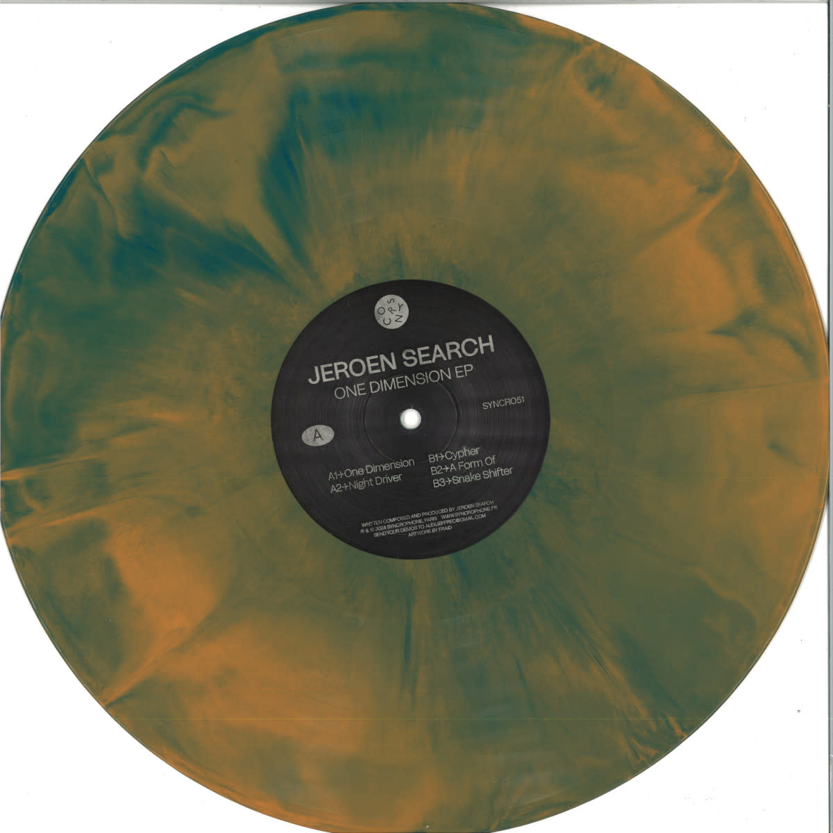 Jeroen Search - One Dimension EP 12" (2024, Syncrophone)