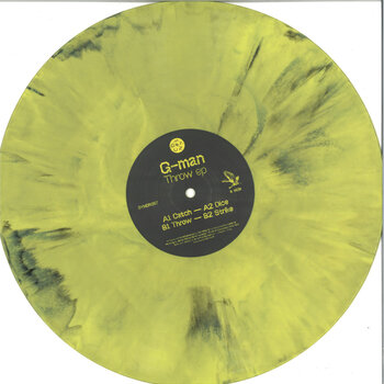 G-Man - Throw EP 12" (2024, Yellow Swirl Vinyl, Syncrophone Recordings)