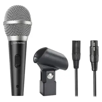 Audio-Technica ATR1500X Dynamic Vocal/Instrument Microphone w/ XLR+Clip+Pouch