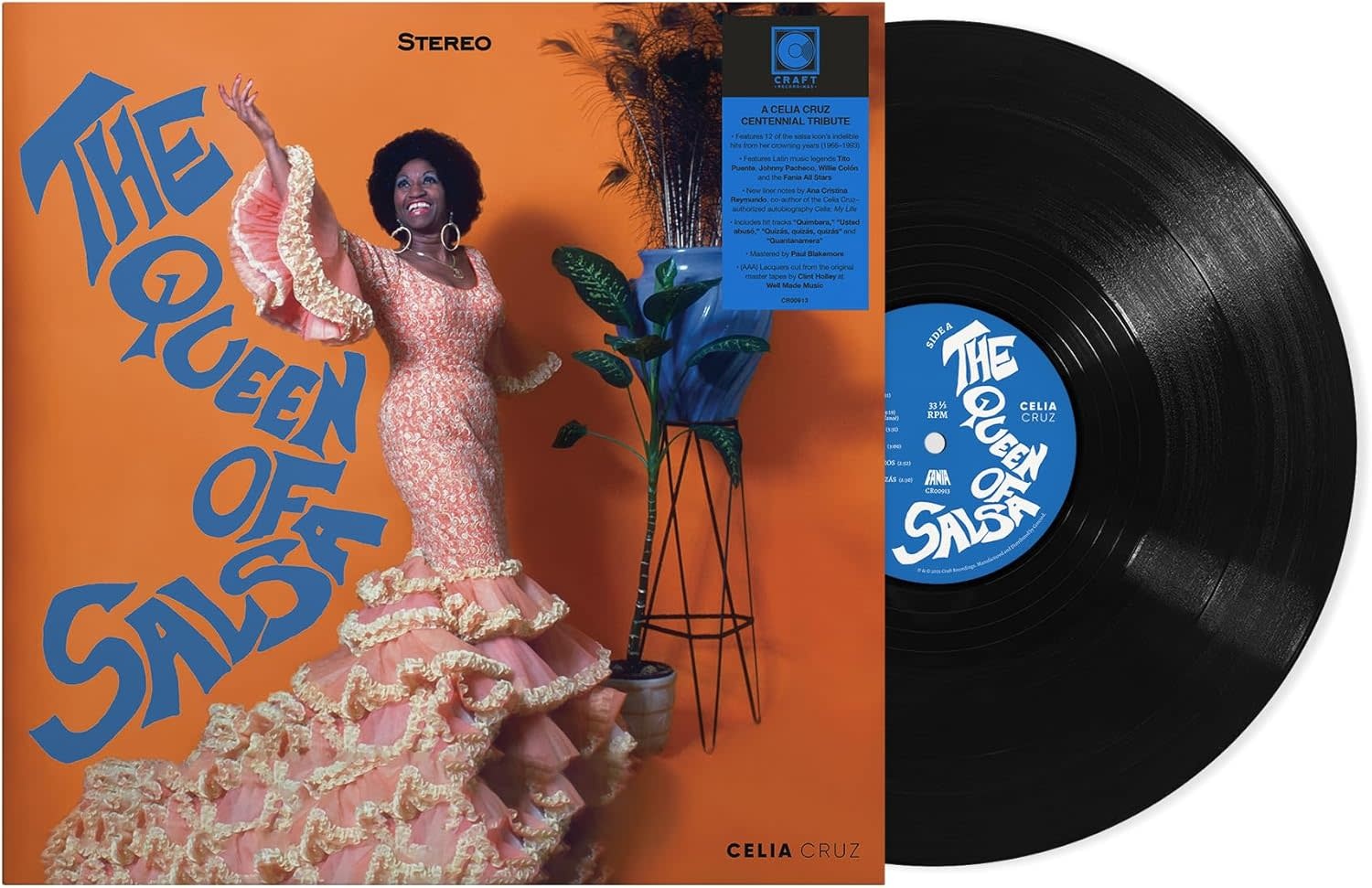 Celia Cruz - The Queen Of Salsa LP (2025 Reissue, Craft Recordings)