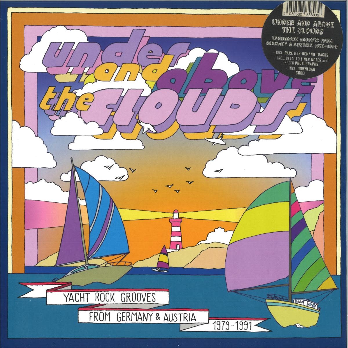 Various – Under And Above The Clouds (Yacht Rock Grooves From Germany & Austria 1979-1991) LP (2025, Tramp Records)