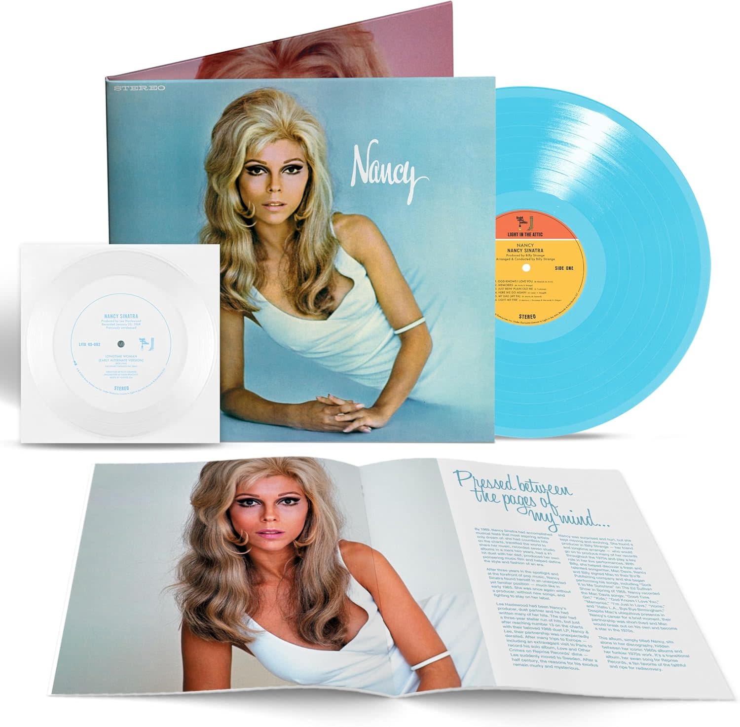 Nancy Sinatra – Nancy LP (2025 Reissue, Blue Vinyl, Light In The Attic - Nancy Sinatra Archival Series)