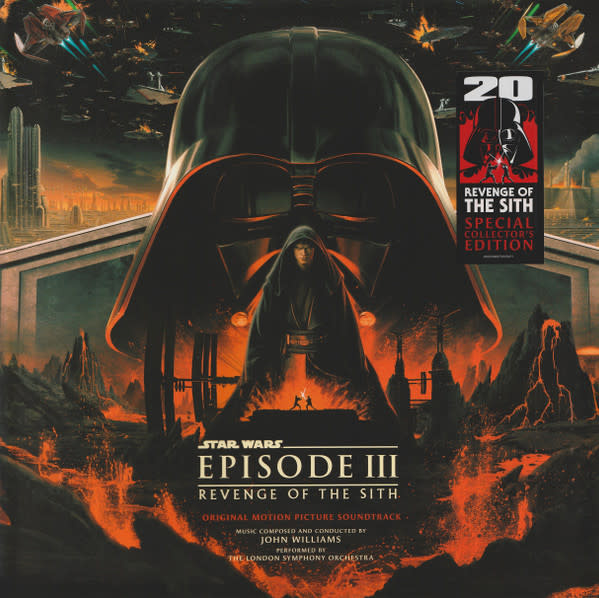 John Williams – Star Wars Episode III: Revenge Of The Sith (Original Motion Picture Soundtrack) 2LP (2025, Red Vinyl, Special Collector's Edition, Walt Disney Records)