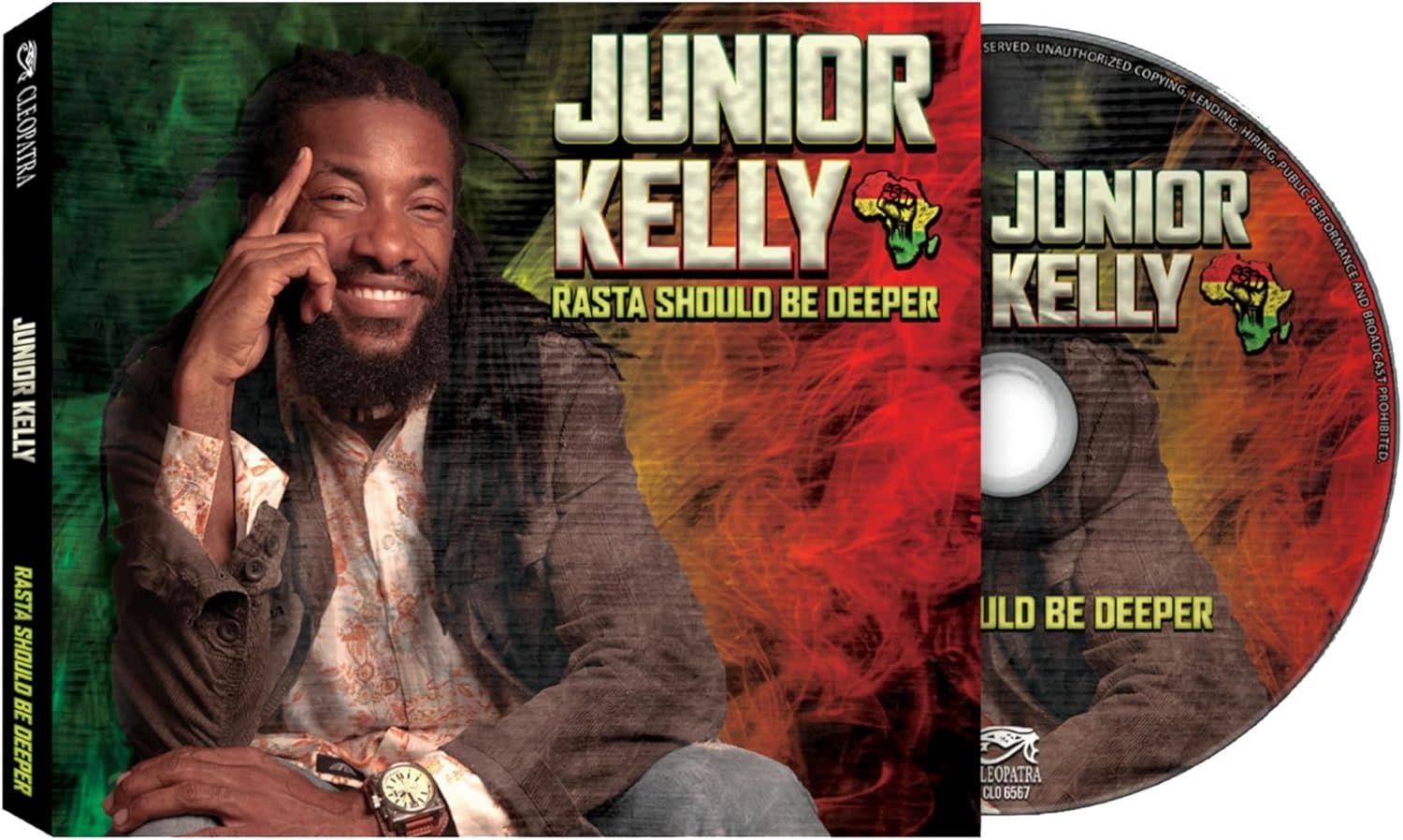 Junior Kelly - Rasta Should Be Deeper CD (2025, Cleopatra)