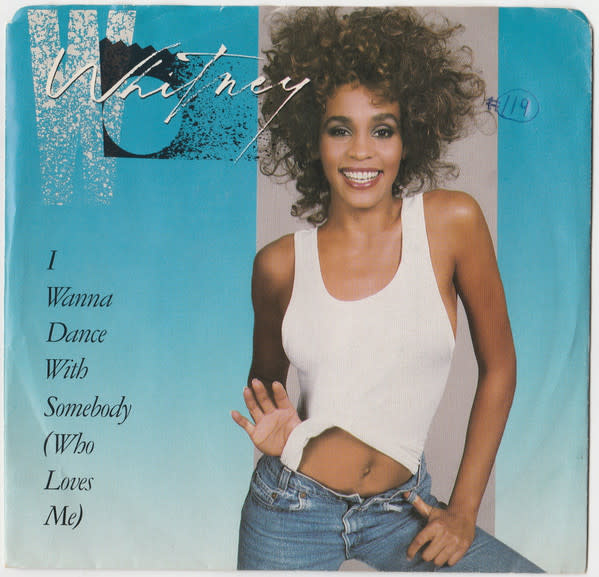 (VINTAGE) Whitney Houston - I Wanna Dance With Somebody (Who Loves Me) 7" Single [VG](1987,Canada)