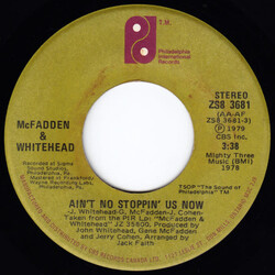 (VINTAGE) McFadden & Whitehead - Ain't No Stoppin' Us Now 7" Single [VG](1979,Canada)