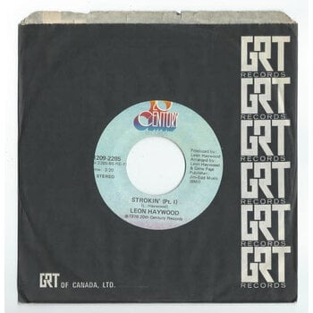 (VINTAGE) Leon Haywood - Strokin' 7" Single [VG+](1976,Canada)