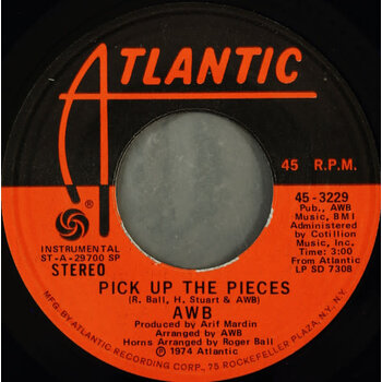 (VINTAGE) AWB - Pick Up The Pieces 7" Single [VG](1974,US)