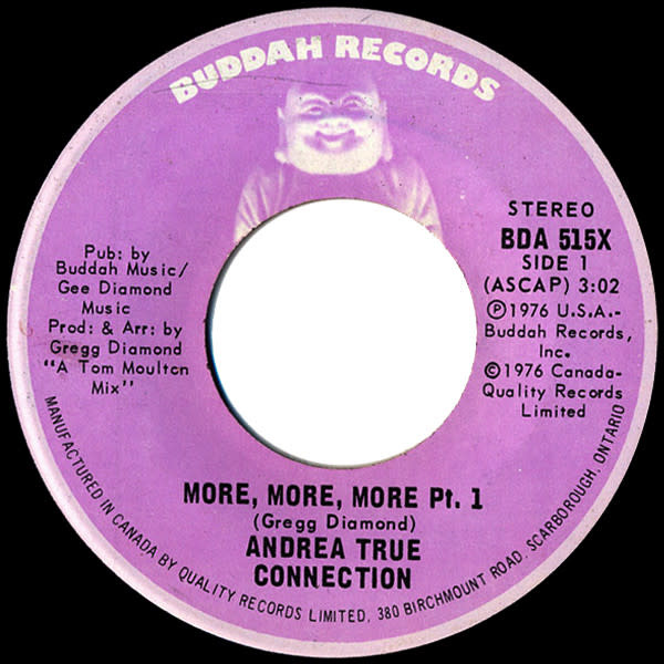 (VINTAGE) Andrea True Connection - More, More, More 7" Single [VG+](1976,Canada)
