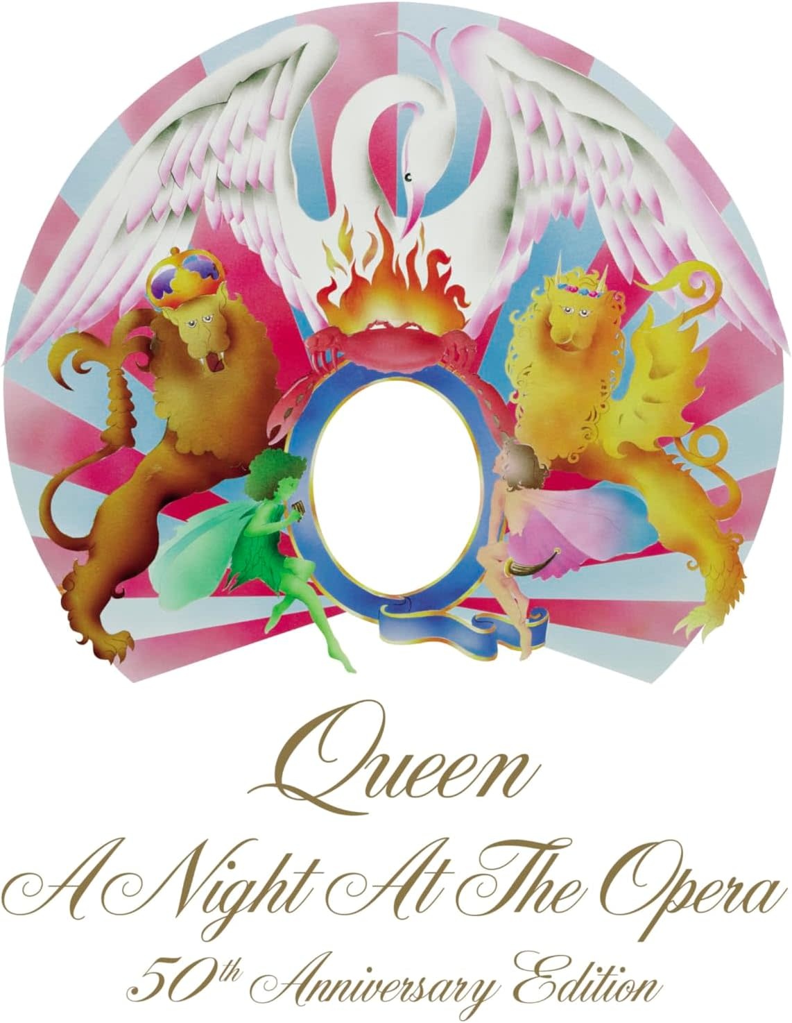 Queen – A Night At The Opera - 50th Anniversary Edition LP (2025 Reissue, Half Speed Mastered, Crystal Clear Vinyl, Hollywood Records)