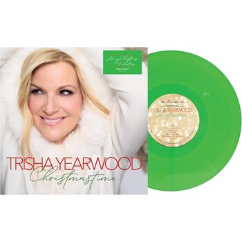 Trisha Yearwood – Christmastime LP (2025, Green Vinyl, Gwendolyn Records, LLC)