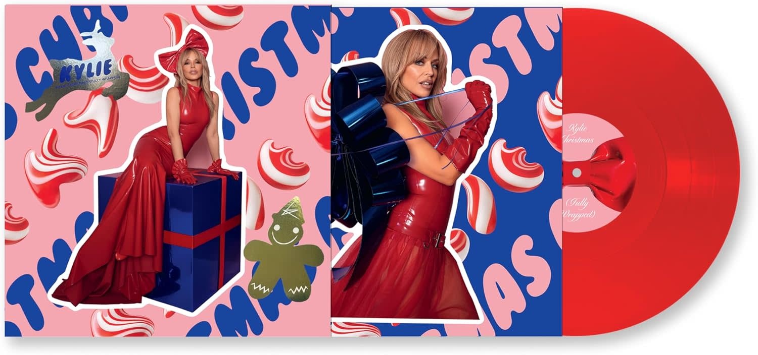 Kylie Minogue – Kylie Christmas (Fully Wrapped) LP (2025 Reissue, Red Transparent Vinyl, Parlophone)