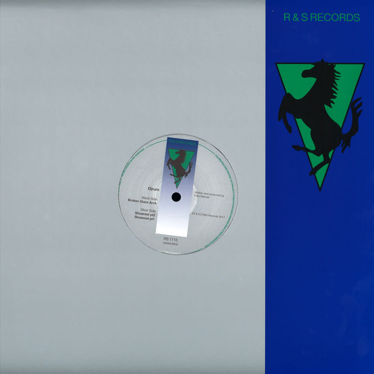 Djrum – Broken Glass Arch 12" (2025 Repress, R & S Records)