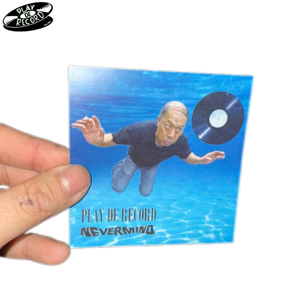 (STICKER) Play De Record "Eugene as Nirvana" [MEDIUM 3"]