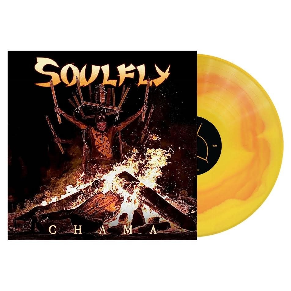 Soulfly – Chama LP (2025, Yellow Orange [Corona] Vinyl, Nuclear Blast Records)