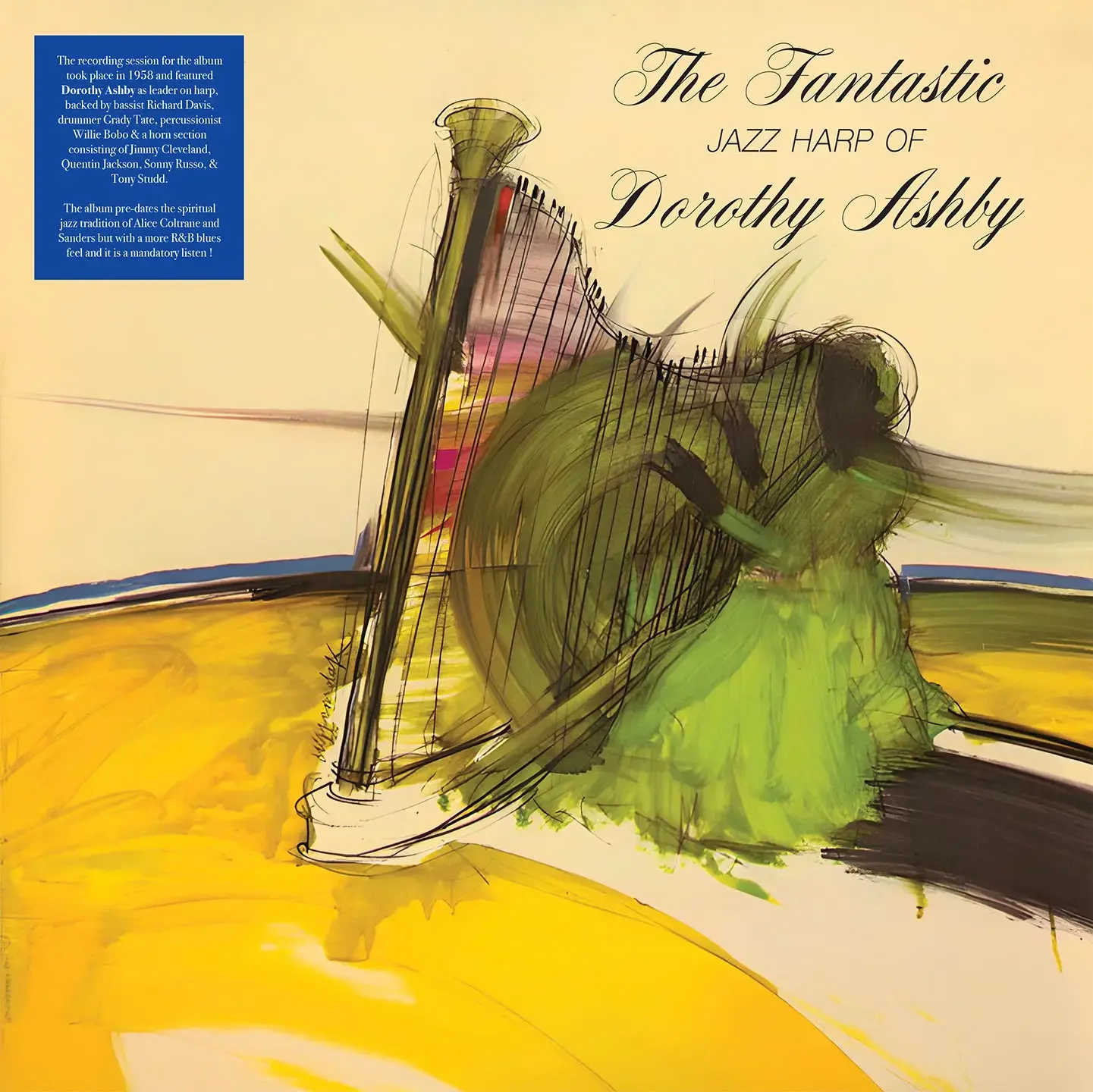 Dorothy Ashby – The Fantastic Jazz Harp Of Dorothy Ashby LP (2025 Reissue, Life Goes On Records)