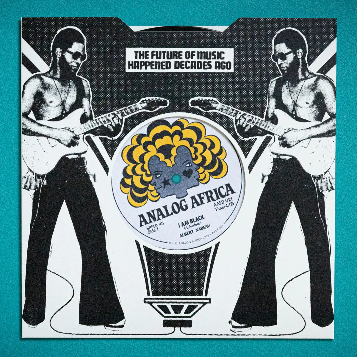 Albert Nadeau / Brother Mudada – I Am Black / Forward Ever 7" (2025, Analog Africa Limited Dance Edition Series)