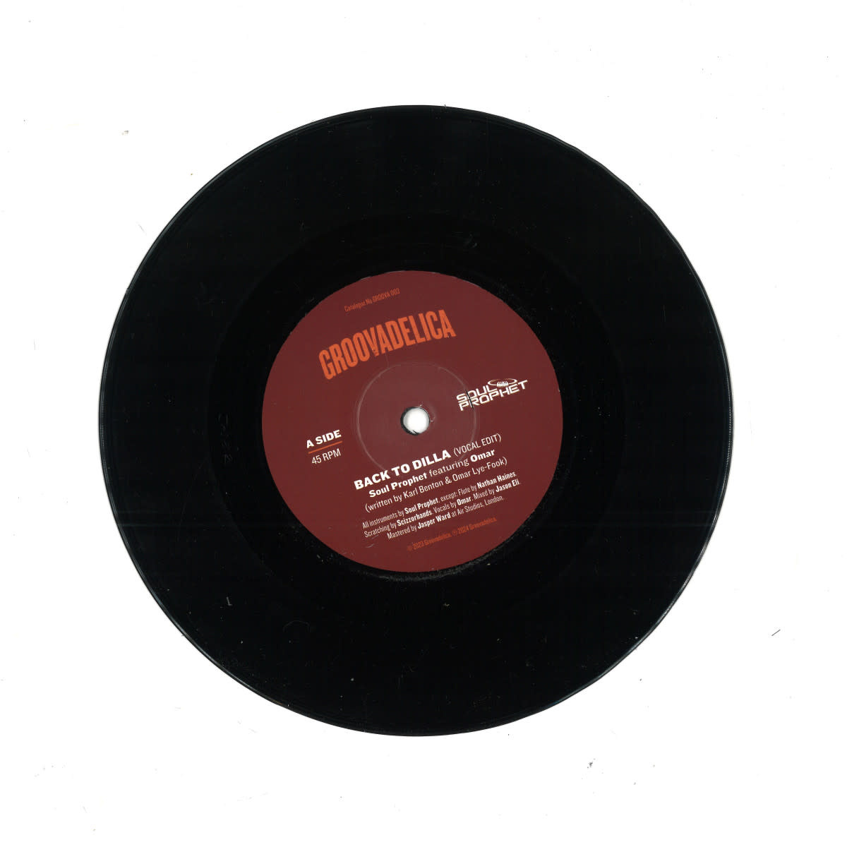 Soul Prophet – Back To Dilla 7" (2025, Groovadelica)