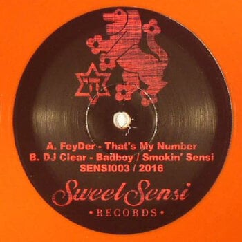 FeyDer / DJ Clear - That's My Number / Badboy / Smokin' Sensi 12" (2016, Sweet Sensi Records)