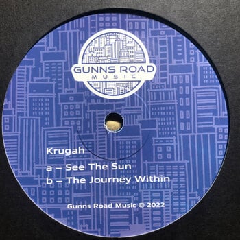 Krugah - See The Sun / The Journey Within 12" (2022 Gunns Road Music), Blue Translucent
