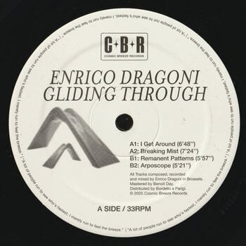 Enrico Dragoni – Gliding Through 12" (2025, Cosmic Breeze Records)