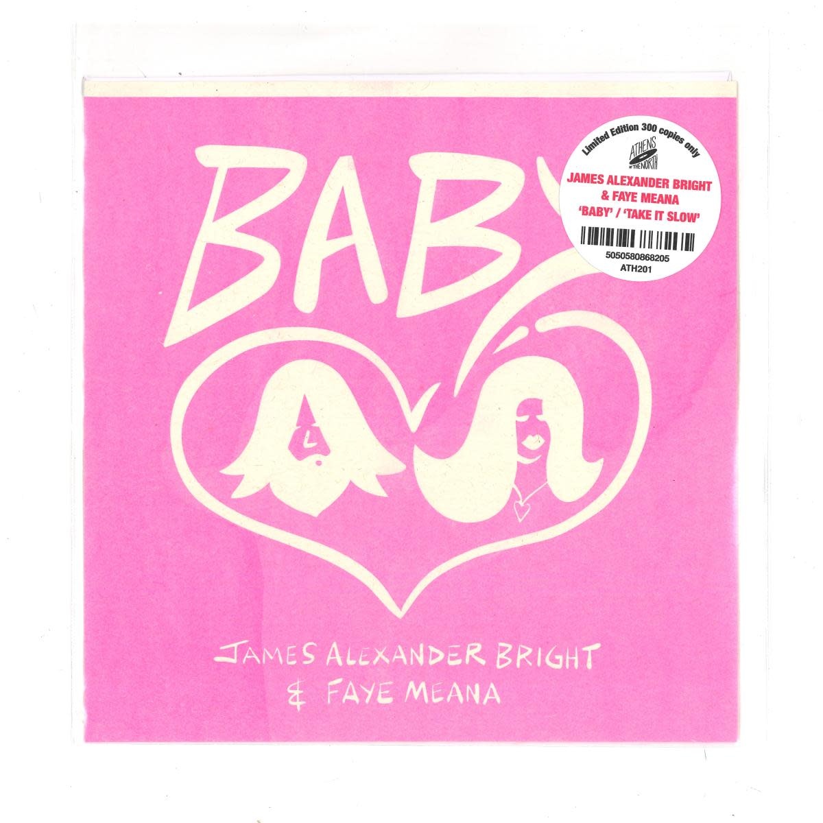 James Alexander Bright & Faye Meana – Baby 7" (2026, Red Vinyl, Athens Of The North)