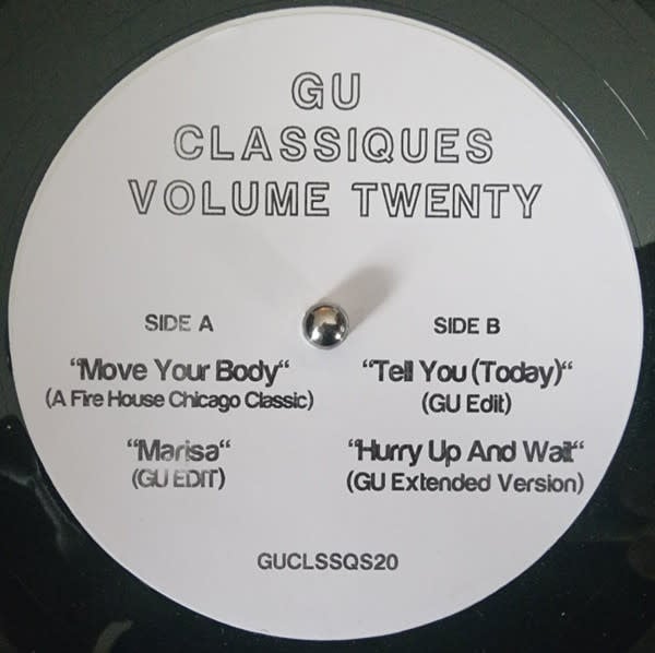 GU – Classiques Volume Twenty 12" (2025, Glenn Underground)