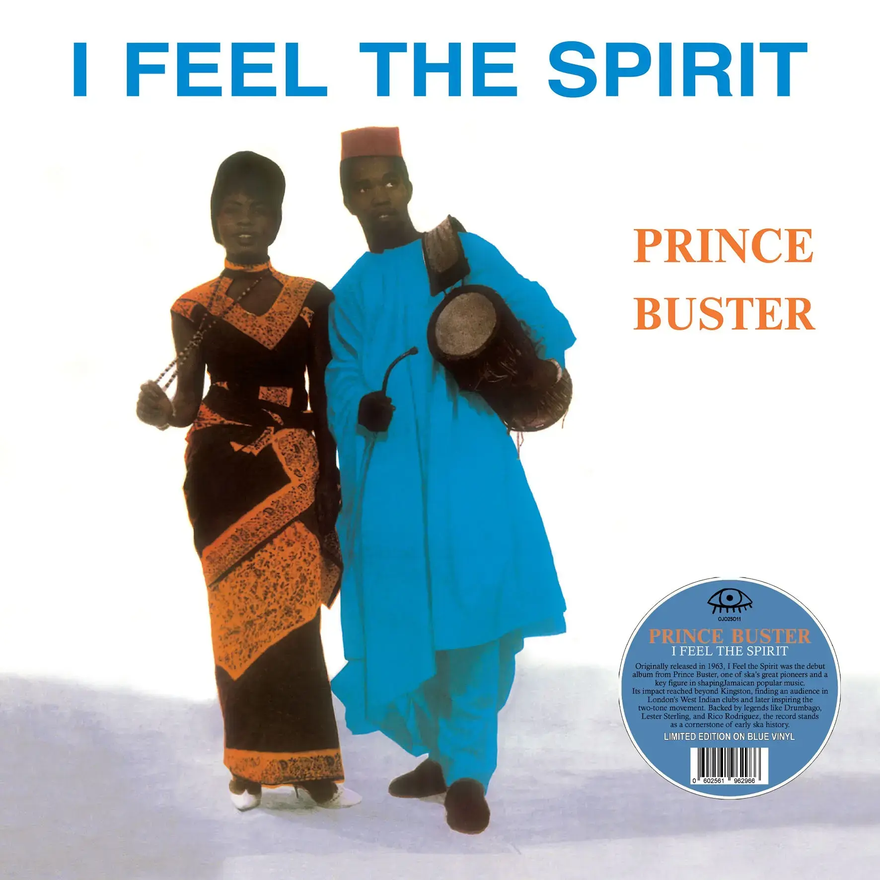 Prince Buster – I Feel The Spirit LP (2025 Reissue, Blue Vinyl, Ojo De Mujer)