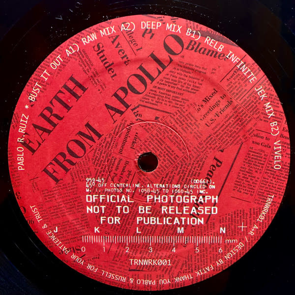 Pablo R. Ruiz – Bust It Out 12" (2024, TRNWRK)