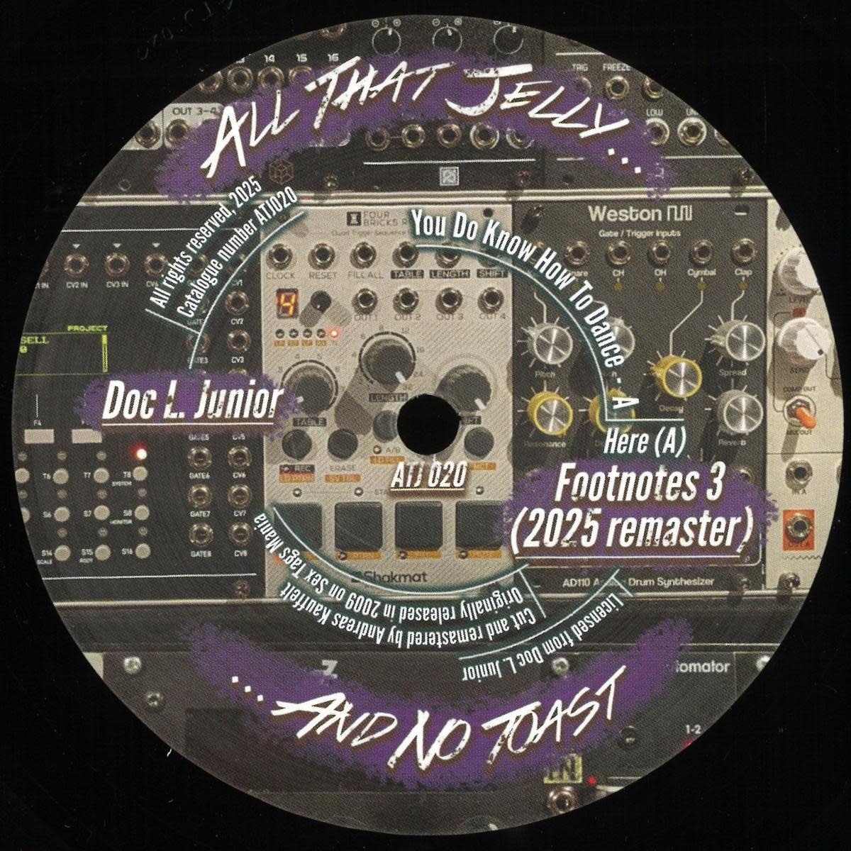 Doc L Junior - Footnotes 3 12" (2026, All That Jelly)