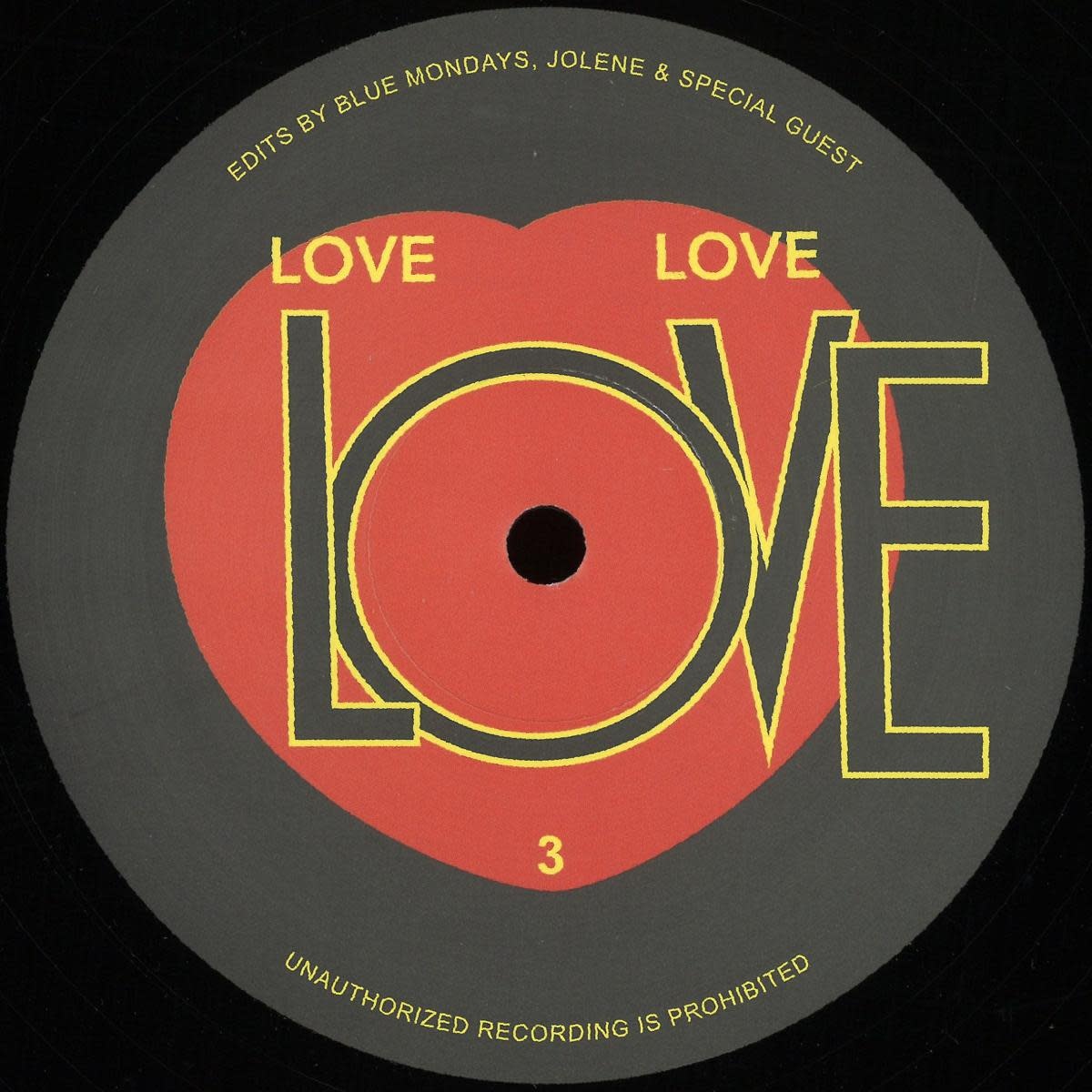 Blue Mondays, Various - Love Records #3 12" (2025, Love Records)