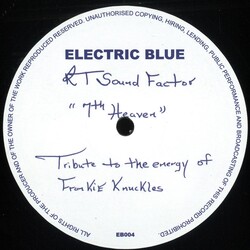 RT Sound Factor – 7th Heaven 12" (2026 Repress, Electric Blue)