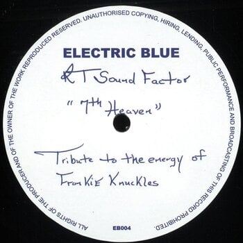 RT Sound Factor – 7th Heaven 12" (2026 Repress, Electric Blue)