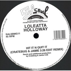 Loleatta Holloway – Hit It N Quit It (Cratebug & Jamie 3:26 Edit Remix) 12" (2026, Salsoul Records)