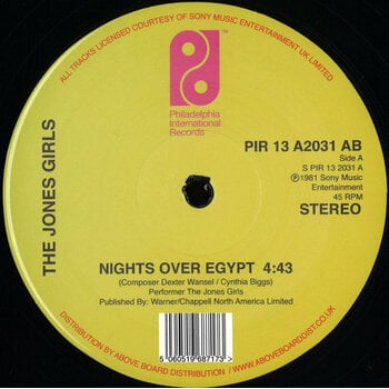 The Jones Girls – Nights Over Egypt 12" (2026 Repress, Philadelphia International Records)