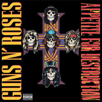 Guns N' Roses – Appetite For Destruction LP (Reissue, Geffen Records)